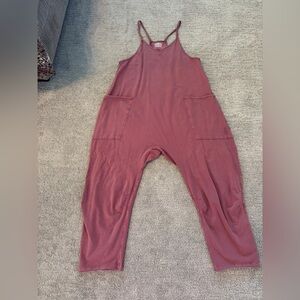 Free people hot shot jumper in mauve size medium